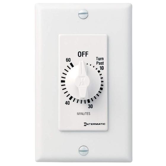 Imagem de Temporizador de Contagem Regressiva Intermatic FD60MWC - 60 Minutos - Branco