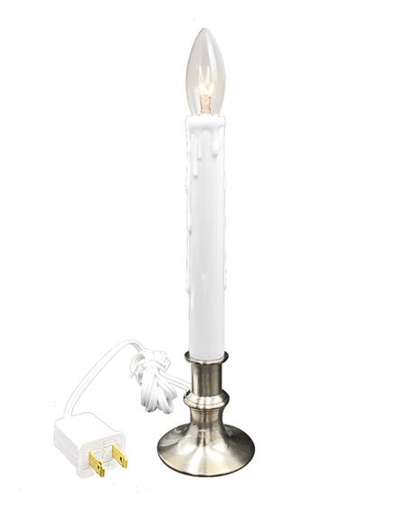 Imagem de Temporizador diário elétrico Window Candle de 9 polegadas com base pesada