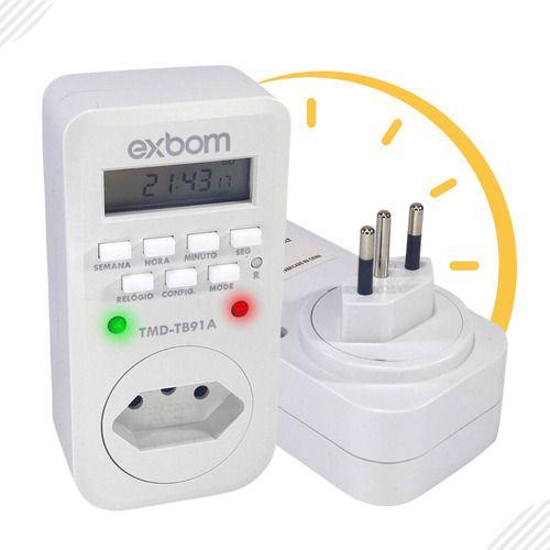 Temporizador Digital Bivolt Timer P/ Aquário Piscina / Bomba DÁgua Menor preço em Temporizador Digital Bivolt Timer P/ Aquário Piscina / Bomba DÁgua