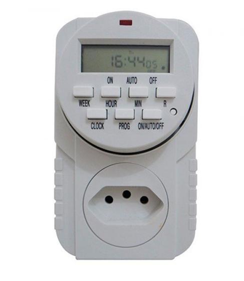 Imagem de Temporizador Timer Digital De Tomada Bivolt 110/220v Dni6610