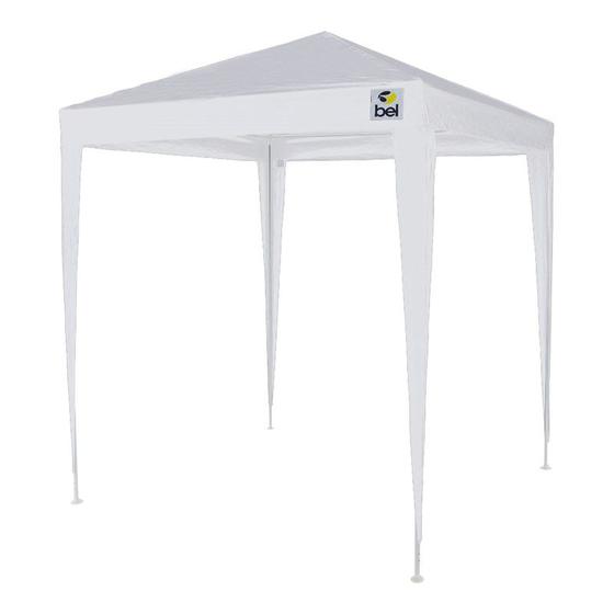 Imagem de Tenda gazebo 2mx2m polietileno branco   belfix