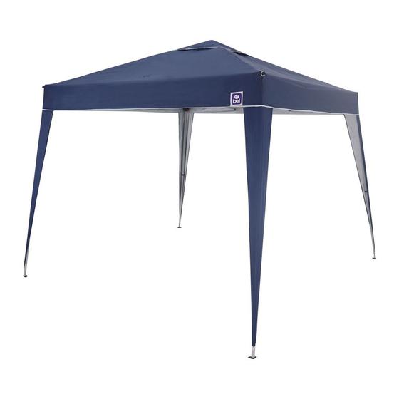 Tenda Gazebo 3 X 3 Dobrável Bel Lazer - Azul Menor preço em Tenda Gazebo 3 X 3 Dobrável Bel Lazer - Azul