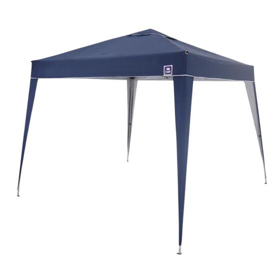 Imagem de Tenda Gazebo Alumínio 3x3m Dobrável Azul - Impermeável