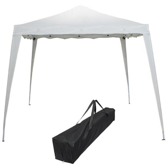 Imagem de Tenda Gazebo Articulada Base 3x3 m Barraca Praia Sanfonada Dobrável Alumínio com Bolsa