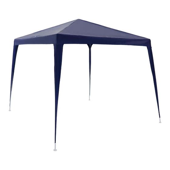 Imagem de Tenda Gazebo Desmontável Impermeável Barraca Camping e praia 3x3 Fortt Azul - TGA001-A - FC7910