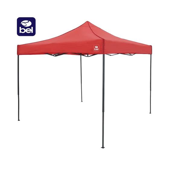 Imagem de Tenda Gazebo Dobrável Pagoda 3m x 3m Oxford Vermelha Bel