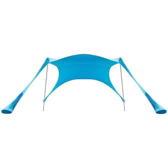 Imagem de Tenda para praia Gazebo Barraca leve azul fácil de montar