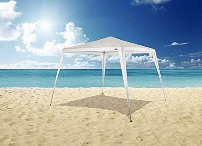 Imagem de Tenda praia piscina gazebo 2,4x3m ráfia branco mor 003522