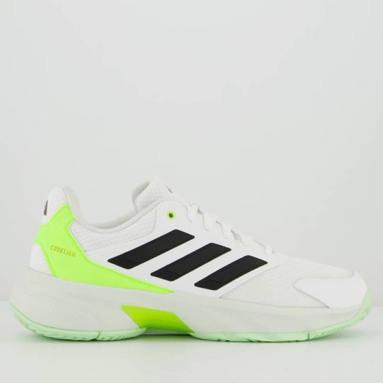 Imagem de Tênis Adidas Courtjam Control Branco e Verde