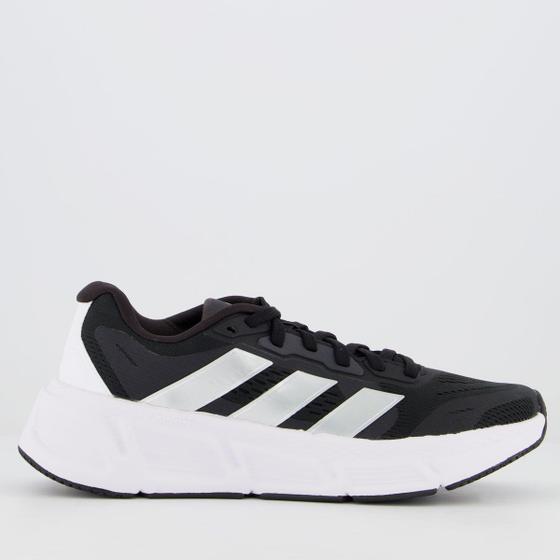 Tenis Adidas Questar 2 Feminino Preto e Branco Tenis Esportivo Magazine Luiza