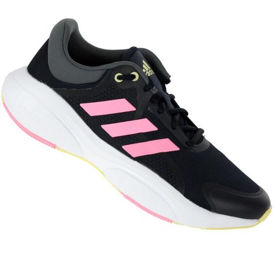 Imagem de Tênis Adidas Response Azul Marinho e Rosa - Feminino