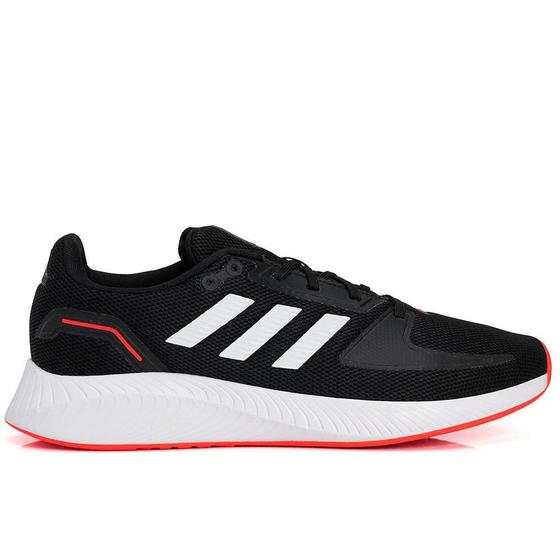 Tênis Adidas Run Falcon 2.0 Preto Branco e Coral Menor preço em Tênis Adidas Run Falcon 2.0 Preto Branco e Coral