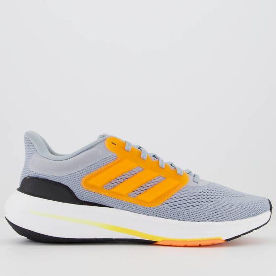 Imagem de Tênis Adidas Ultrabounce Cinza Laranja e Branco