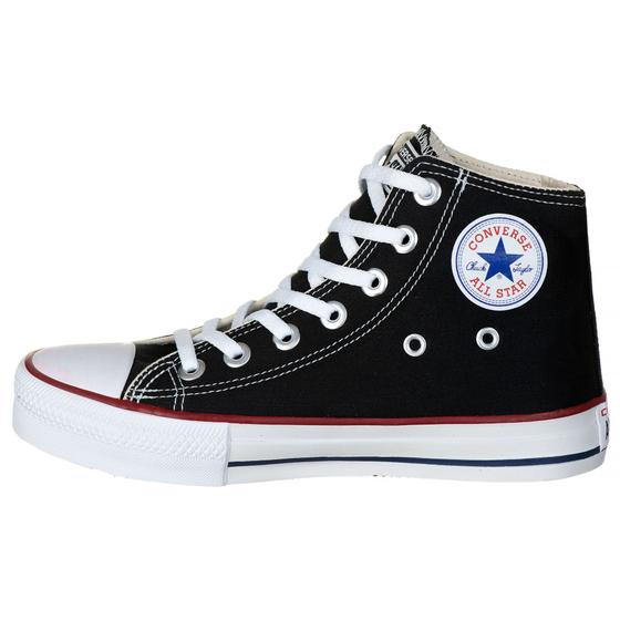 Tenis All Feminino Bota Chuck Taylor Cano Alto Lona Coturno Star Leve Menor preço em Tenis All Feminino Bota Chuck Taylor Cano Alto Lona Coturno Star Leve