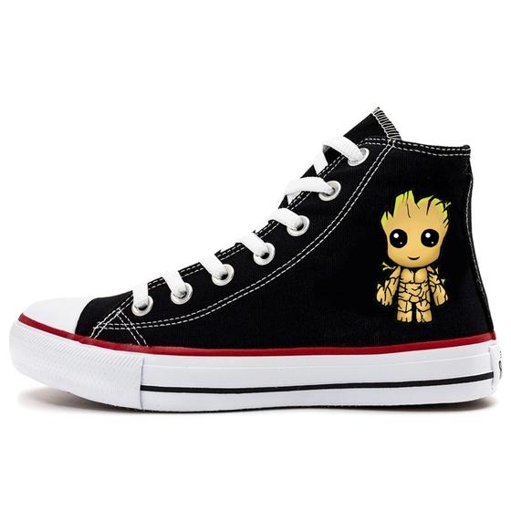 Tênis All Infantil Star Baby Groot Desenho Unissex Guardião da Galáxia Volta as Aulas Menor preço em Tênis All Infantil Star Baby Groot Desenho Unissex Guardião da Galáxia Volta as Aulas