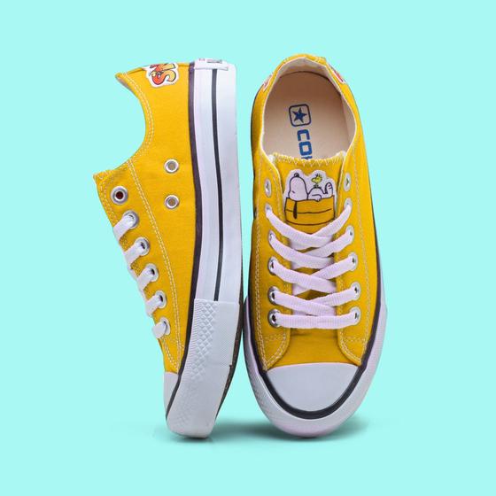 Tenis All Snoopy Star Cano Baixo Desenho Super Clássico 926snpTe Menor preço em Tenis All Snoopy Star Cano Baixo Desenho Super Clássico 926snpTe