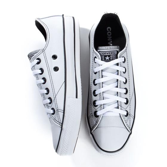 Imagem de Tênis All Star Chuck Taylor Unissex Branco Couro