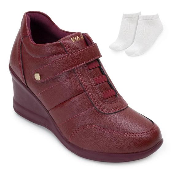 Anabela Via Uno TÃªnis Site Via Uno CalÃ§ados Tênis Branco Tenis