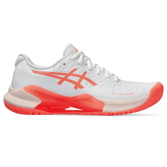 Imagem de Tênis ASICS GEL-Challenger 14 - Feminino - Branco e Laranja