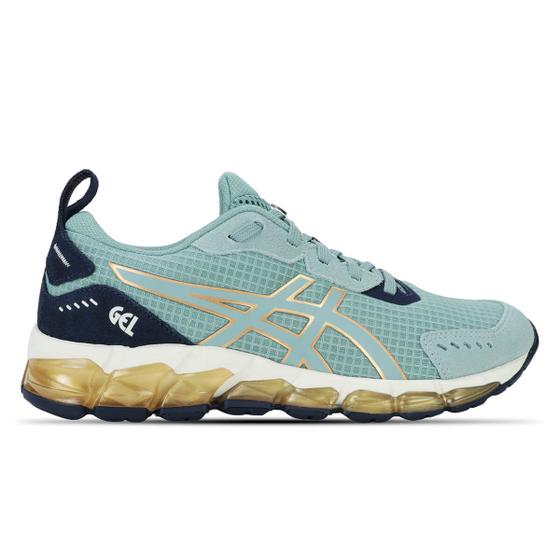 Imagem de Tênis ASICS GEL-Quantum 360 Ctw - Feminino - Azul com Branco e Dourado