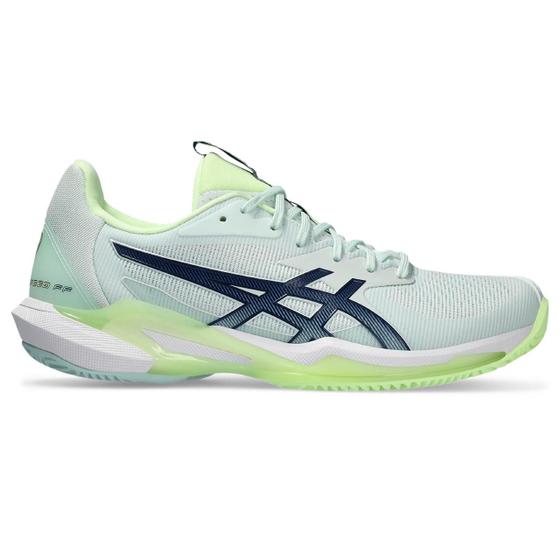 Imagem de Tênis ASICS Solution Speed FF 3 Clay - Feminino - Verde e Azul com Branco