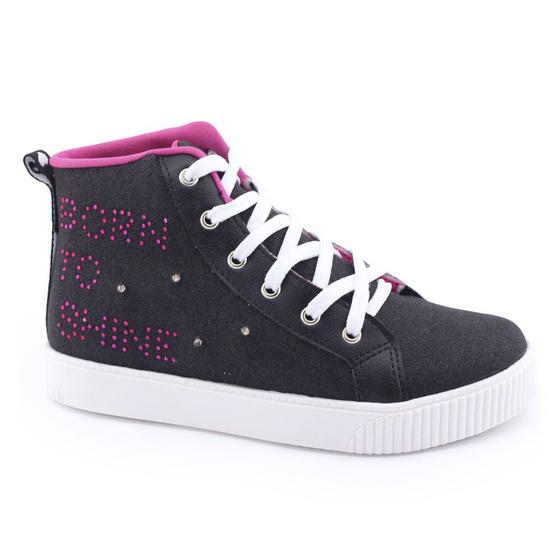 Imagem de Tênis Bota Infantil Feminino 435 141 Led NF Pampili