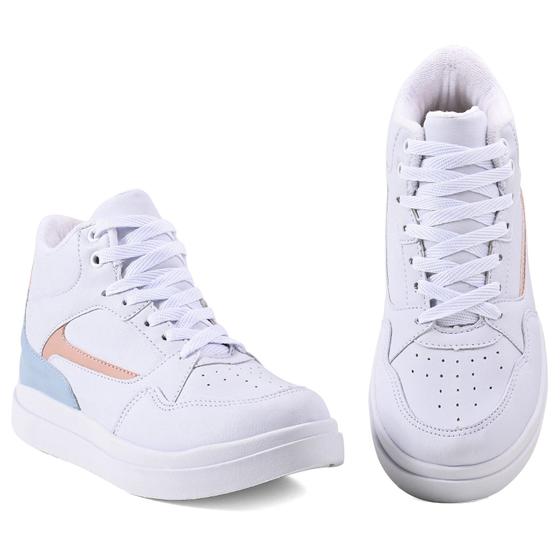 Imagem de Tenis Botinha de Academia Feminina Cano Alto Esportiva Fitness Super Leve