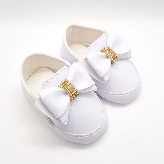 Imagem de Tênis Calce Fácil com Laço Menina Ticos Baby
