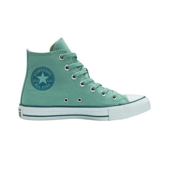High Top Tenis All Star Verde Agua All Star Cano Medio Verde Agua