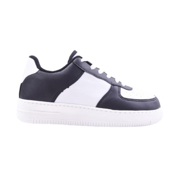 Imagem de Tênis Casual Air Ds Leve E Confortavel Preto/Branco