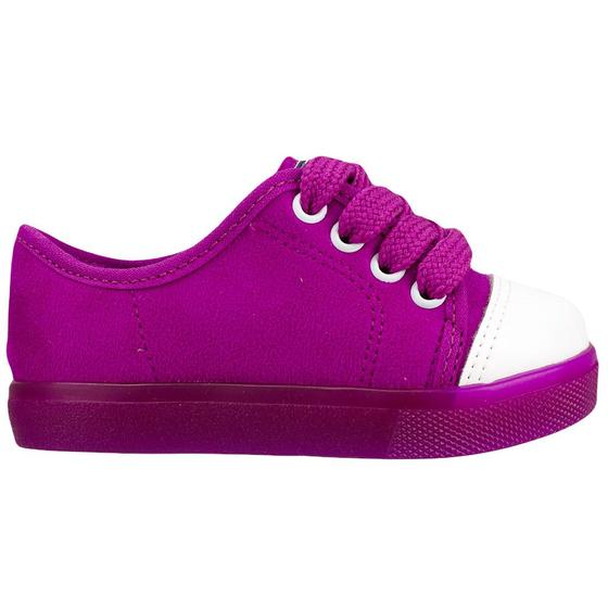 Imagem de Tênis Casual Bebê Menina Molekinha Pink/Branco - 2118-541