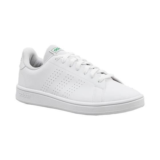 Imagem de Tênis Casual Branco e Verde Advantage  Adidas