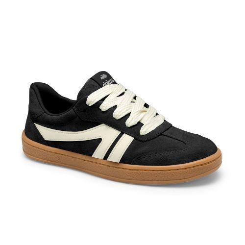 Imagem de Tênis Casual Dakota Camurça Preto/Cream - Feminino Preto