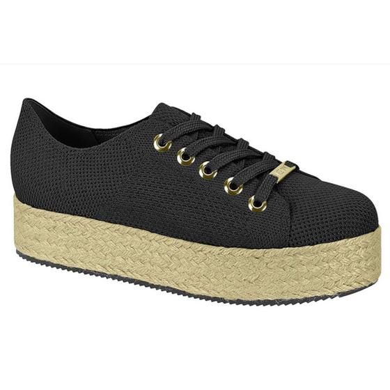Slip On Tenis Flatform Preto Vizzano Tênis Feminino Slip On