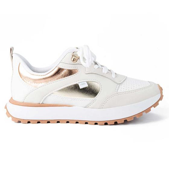 Imagem de Tênis Casual Feminino Jogging Porcelana Rose Dakota G9282-0001