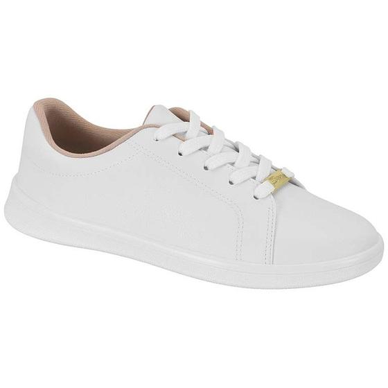 Imagem de Tênis Casual Feminino Napa Branco Moleca 5797.207