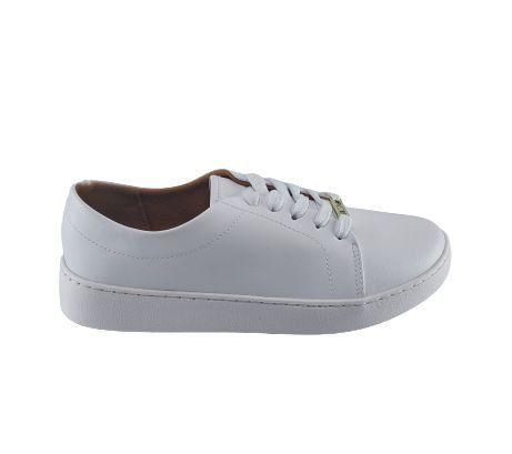 Imagem de Tenis Casual Feminino Vizzano 1214.205 Pelica Branco