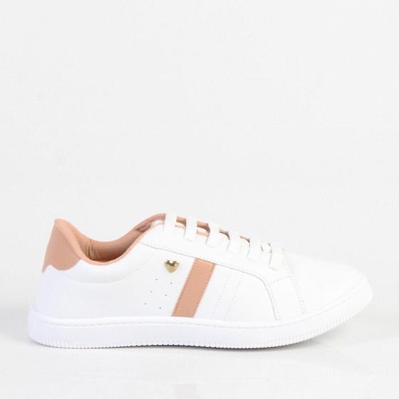 Tênis Casual Izalu Bicolor 28040Iz Branco Imagem de Tênis Casual Izalu Bicolor 28040Iz Branco