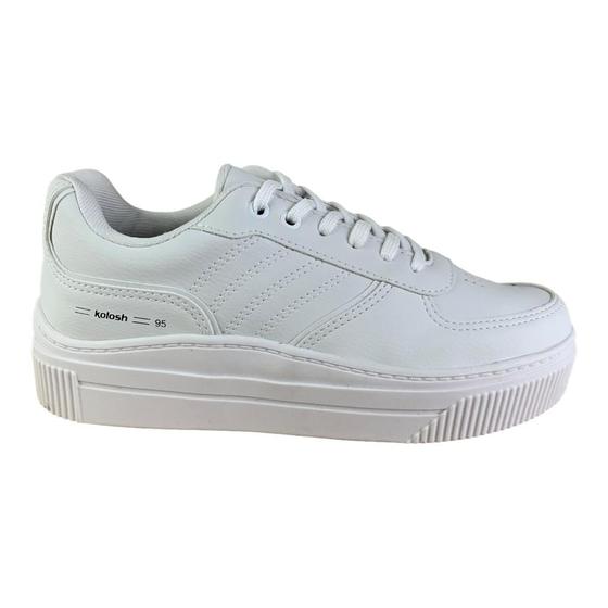 Imagem de Tênis Casual Masculino Branco Kolosh Super Confortavel