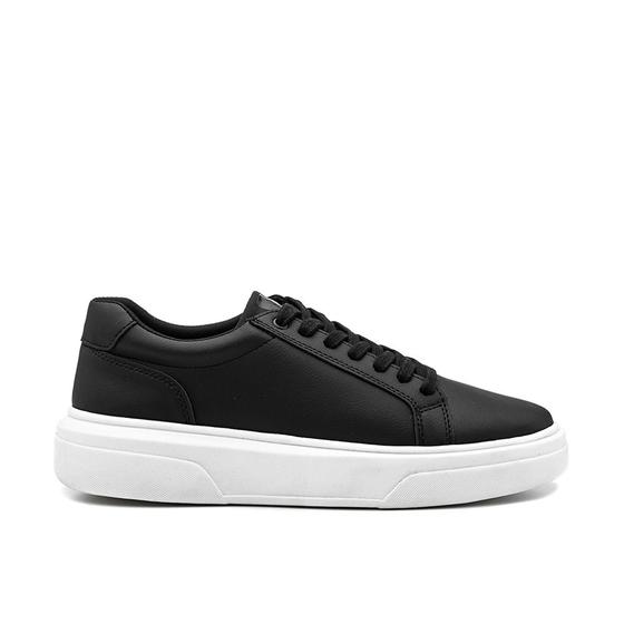 Imagem de Tenis Casual Masculino Preto Confortavel Calce Facil Elastico Fork