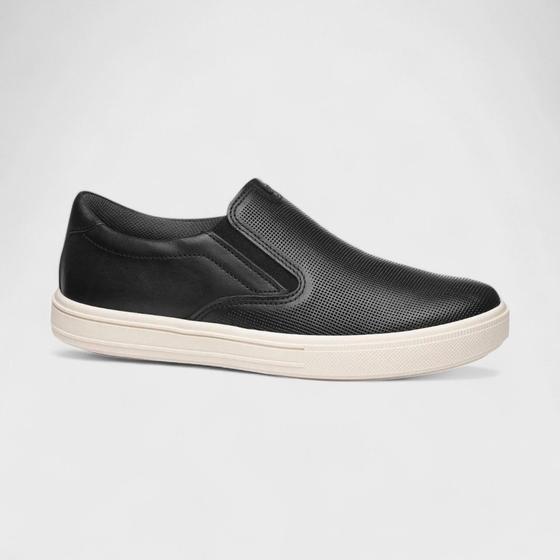 Imagem de Tênis Casual Pegada Masculino em Couro Slip On 111504