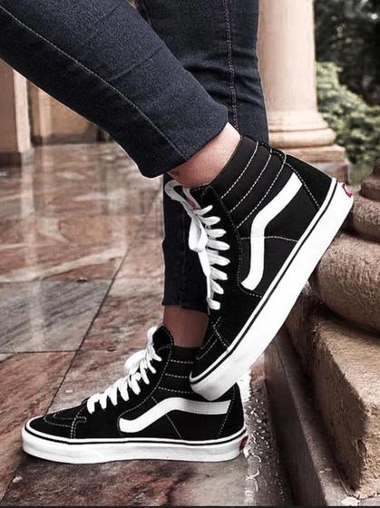 Skate Tenis Cano Medio Vans Tênis Vans Sk8 Hi DR MTE Olive VN0009QMOLV