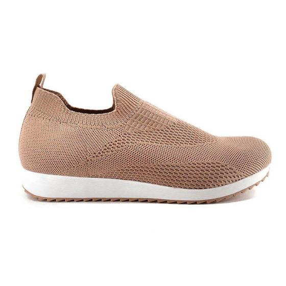 Imagem de Tênis Casual Usaflex Feminino Tricot Slip On Calce Fácil AG3607