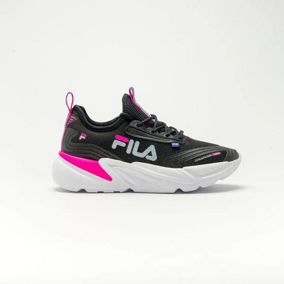 Imagem de Tenis charge feminino preto/royal/rosa fluor