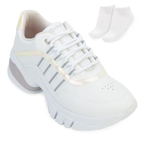 Imagem de Tênis Chunky Sneaker Ramarim e Meia RM23-23802