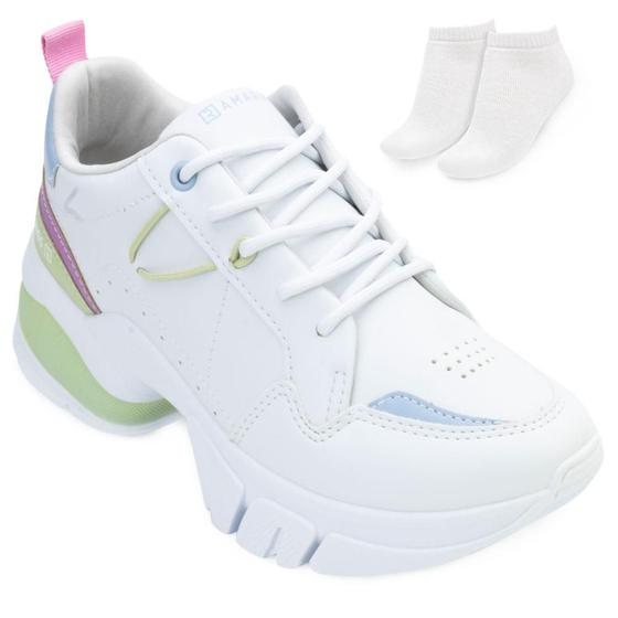 Imagem de Tênis Chunky Sneakers Ramarim e Meia RM22-22802