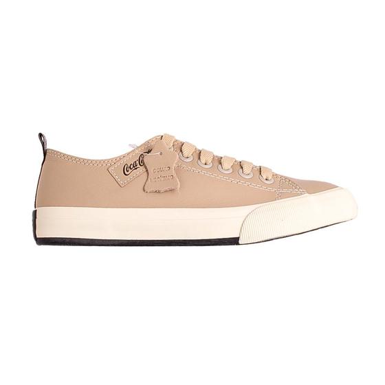 Tênis Coca Cola Atlanta Leather Coke Feminino Nude/off White Menor preço em Tênis Coca Cola Atlanta Leather Coke Feminino Nude/off White