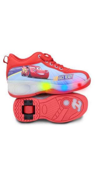 Tênis Com Rodinhas Carros Cars Disney Pixar Menor preço em Tênis Com Rodinhas Carros Cars Disney Pixar
