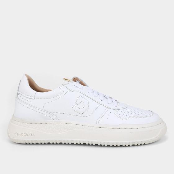 Tênis Couro Democrata Denim Block Masculino Menor preço em Tênis Couro Democrata Denim Block Masculino