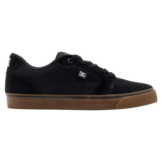 Imagem de Tênis DC Shoes Anvil LA Black Gum - Preto / Caramelo